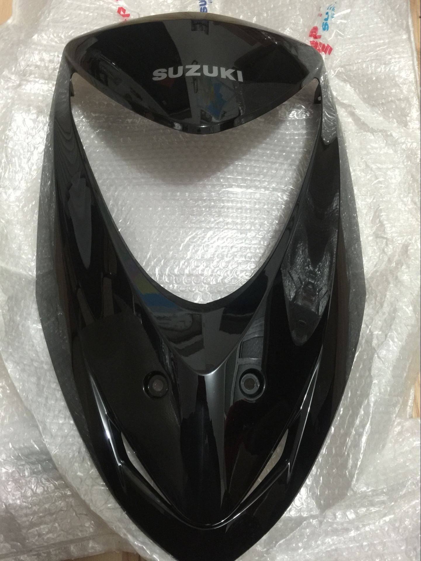 轻骑铃木摩托车配件瑞梦睿彩qs125t-4c4b-5前面面板护板摩托车外壳