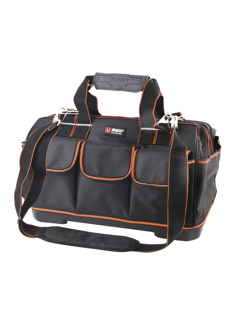 易耐特工具包多功能帆布家电维修大号小号单肩双层加厚售后电工包