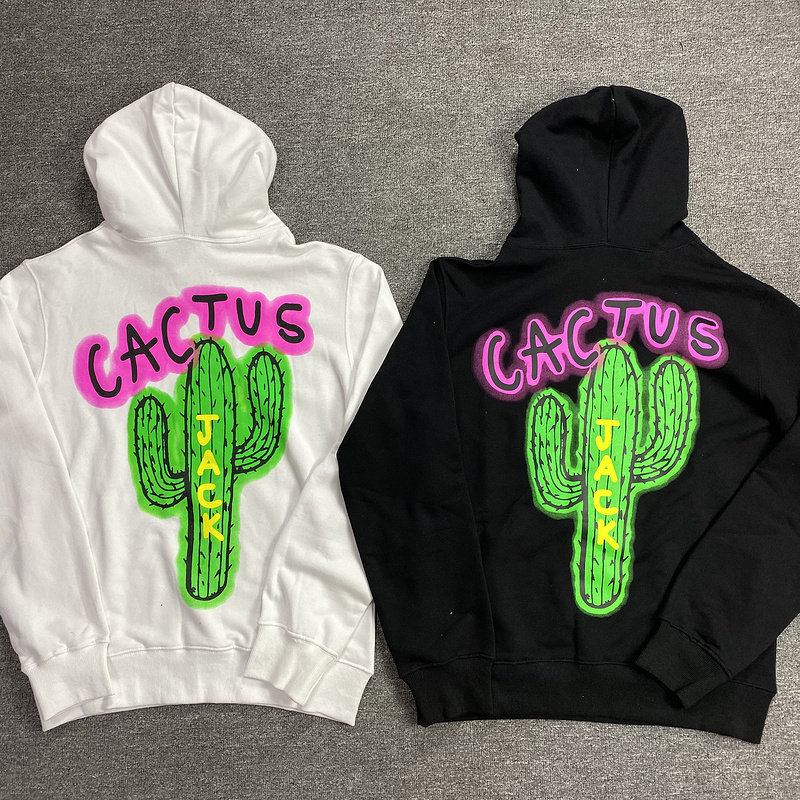 travisscottcactusjack仙人掌帽衫男女嘻哈连帽宽松卫衣