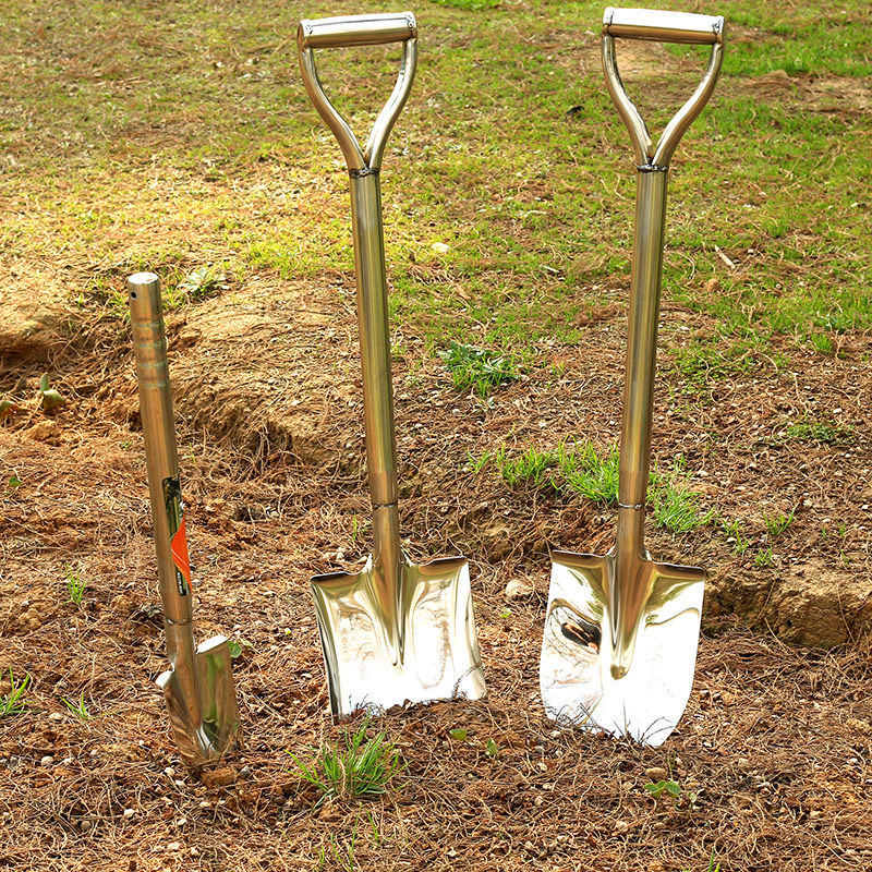 不锈钢铲子园艺工具种花种菜工具特大号铁锹农用大铲子户外松土撬