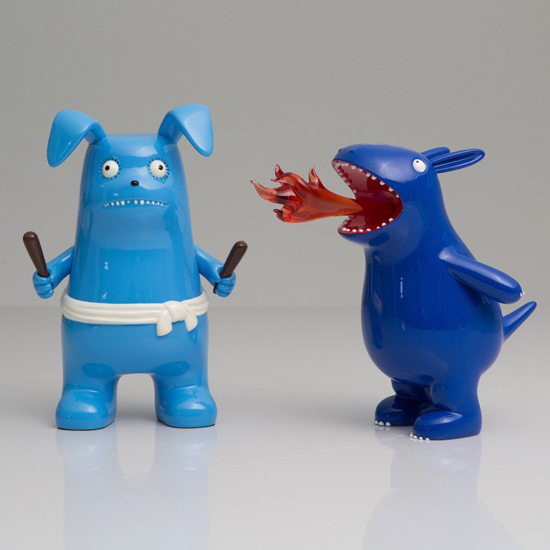 张占占pupu红色小熊艺术家设计师装饰装饰工艺工艺品桌面摆件