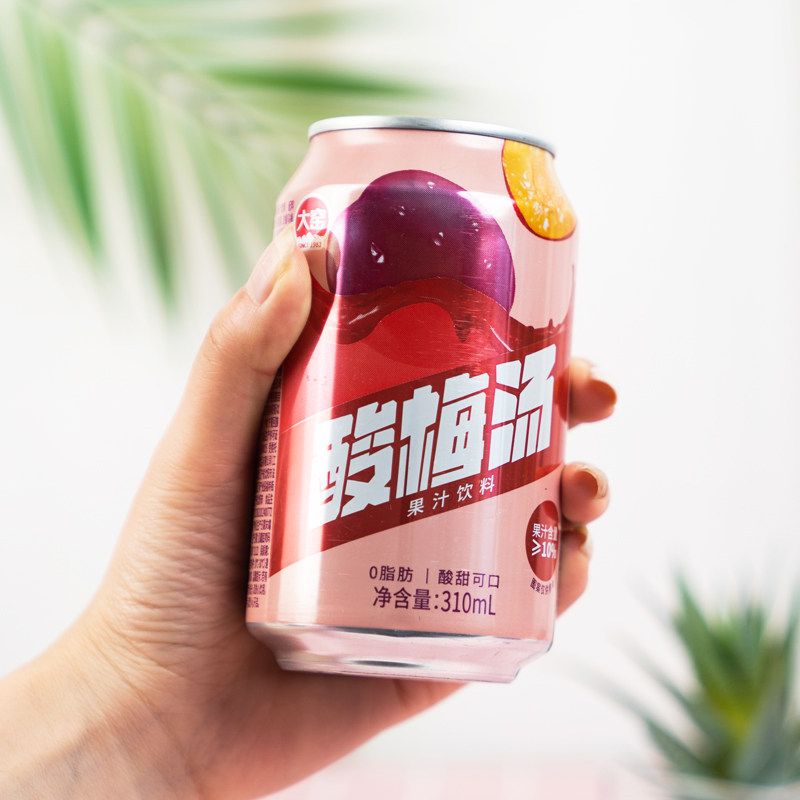 大窑酸梅汤浓缩乌梅山楂开胃爽口便携罐装310ml酸梅汤