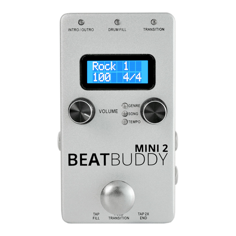 美国beatbuddyminibb鼓机2代节奏机弹唱吉他贝斯单块效果器