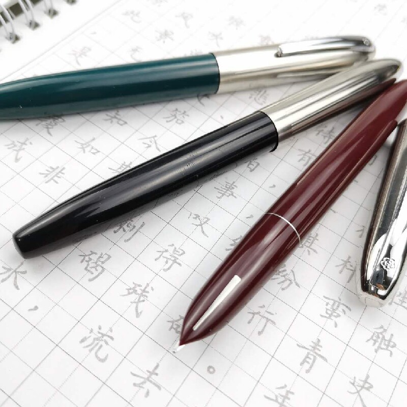 英雄粗杆男人钢笔暗尖箭标565练字书法0.6铱金笔教师 pen for man