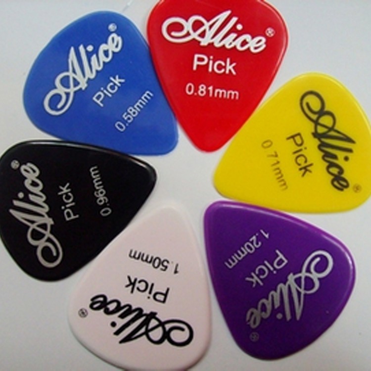 拨片正品alice爱丽丝ape光面尼龙吉他拨片