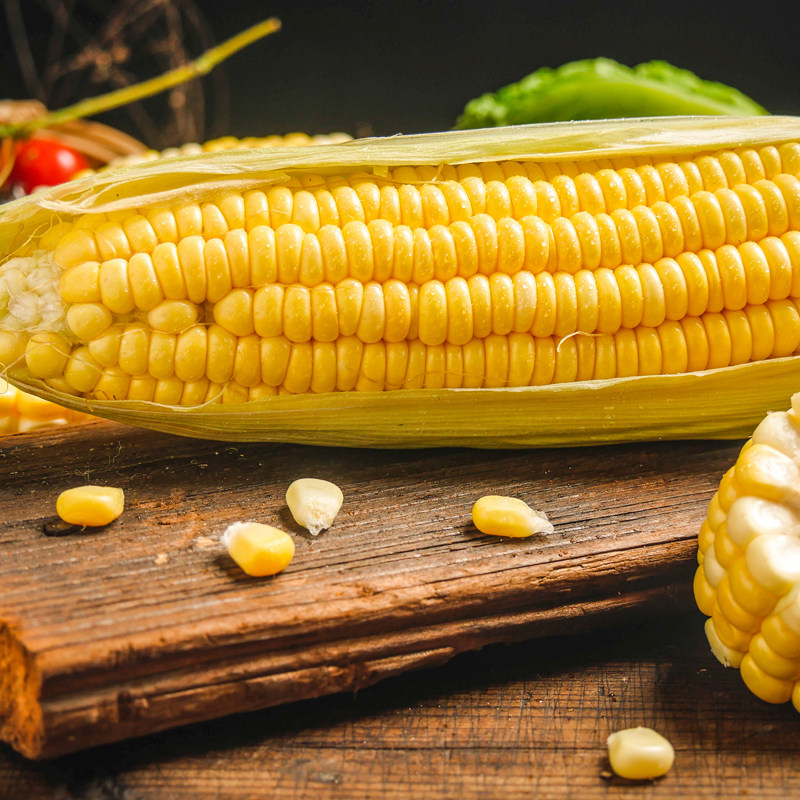 玉米2021小黄250g农家苞米包谷棒子食用玉米