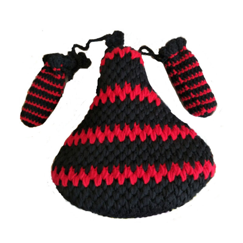 单色手工毛线编织普通自行车共享单车座套手把坐垫