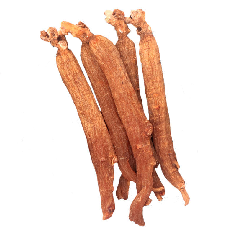 长白山足干无糖红参棒整支大片红参片高丽干货人参人参