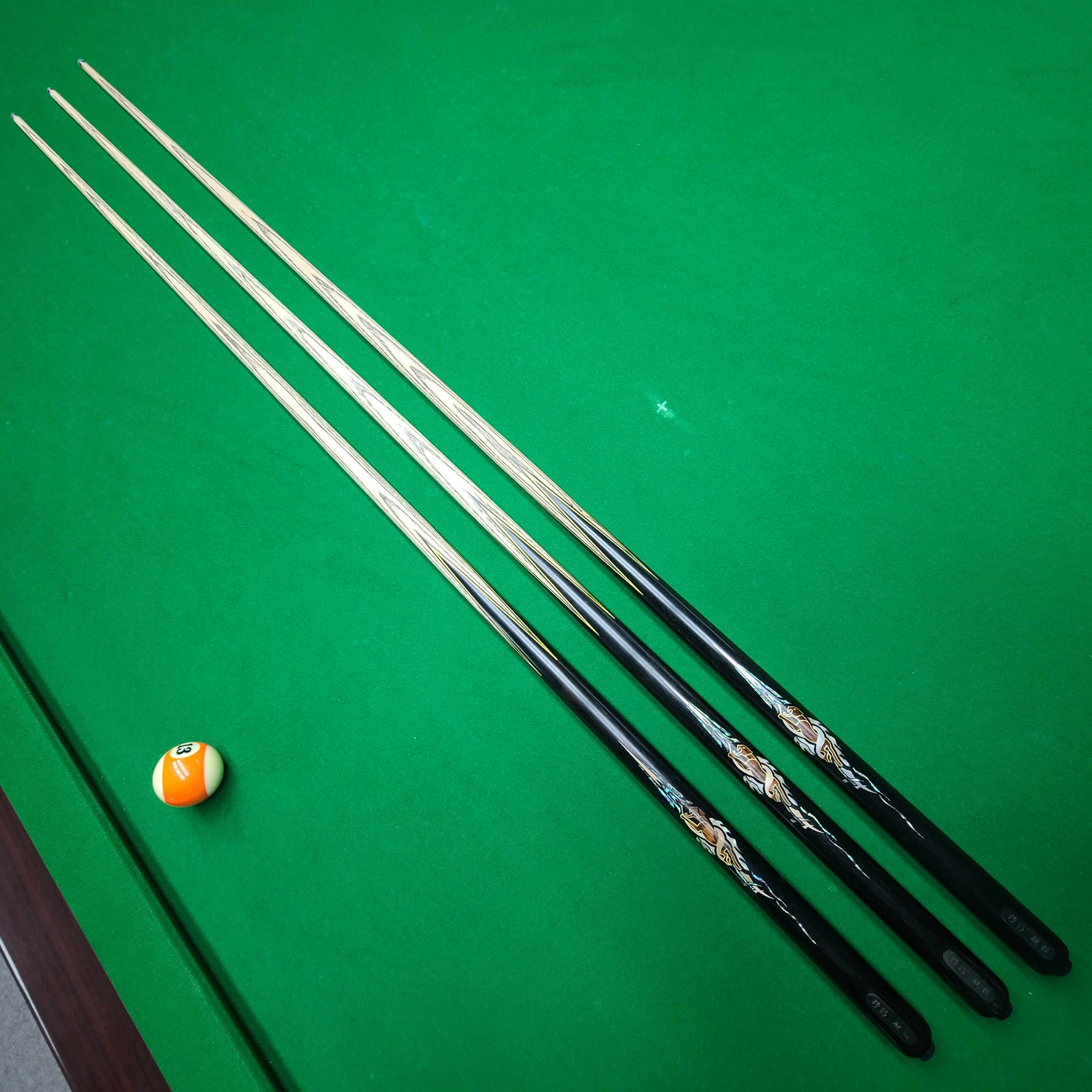 球杆新品职业斯诺克小头球通单支桌八台野豹中式台球杆