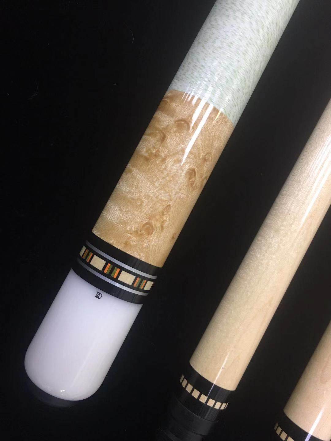 台球美国手工球杆tad素面鸟眼全新未接九球台球杆