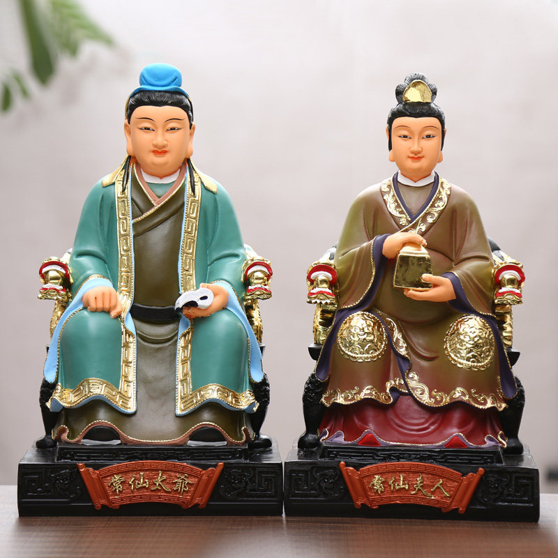 树脂胡三太爷太奶 黄三太爷太奶 彩绘东北保家仙 四大家族佛像