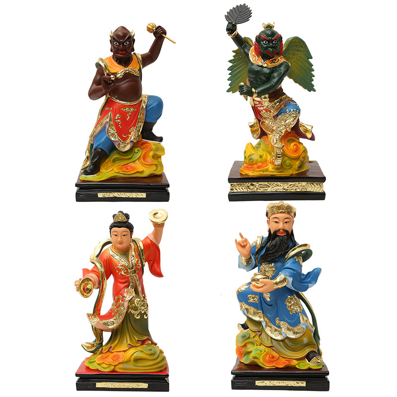 12寸风雨雷电树脂神像风神雨伯雷公电母雷震子摆件