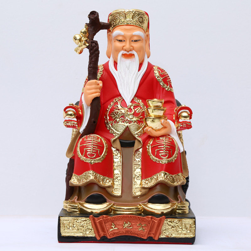 土地公婆神像社公招财招财居居家风水摆件福德摆件