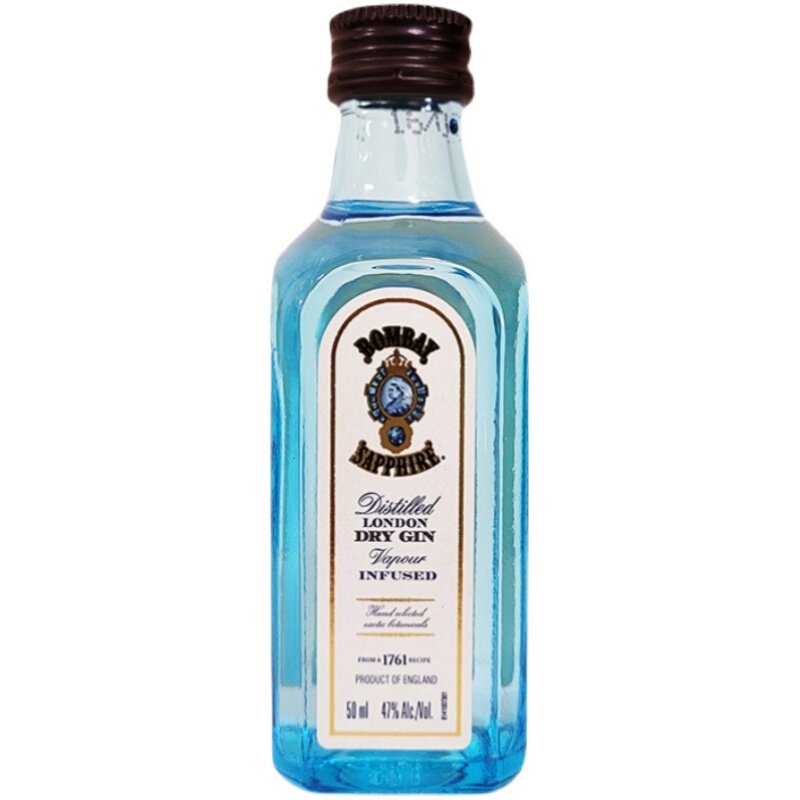 bombay孟买蓝宝石金酒50ml金汤力伴伴手礼酒版收藏金酒