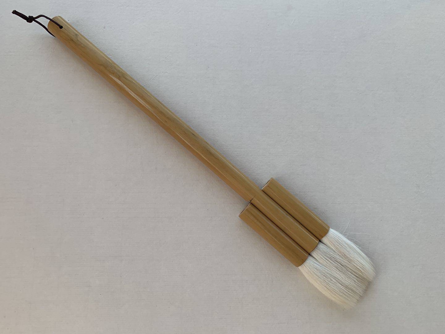 毛笔纯羊羊毛排刷笔三连板刷底纹背景水彩初学者毛笔