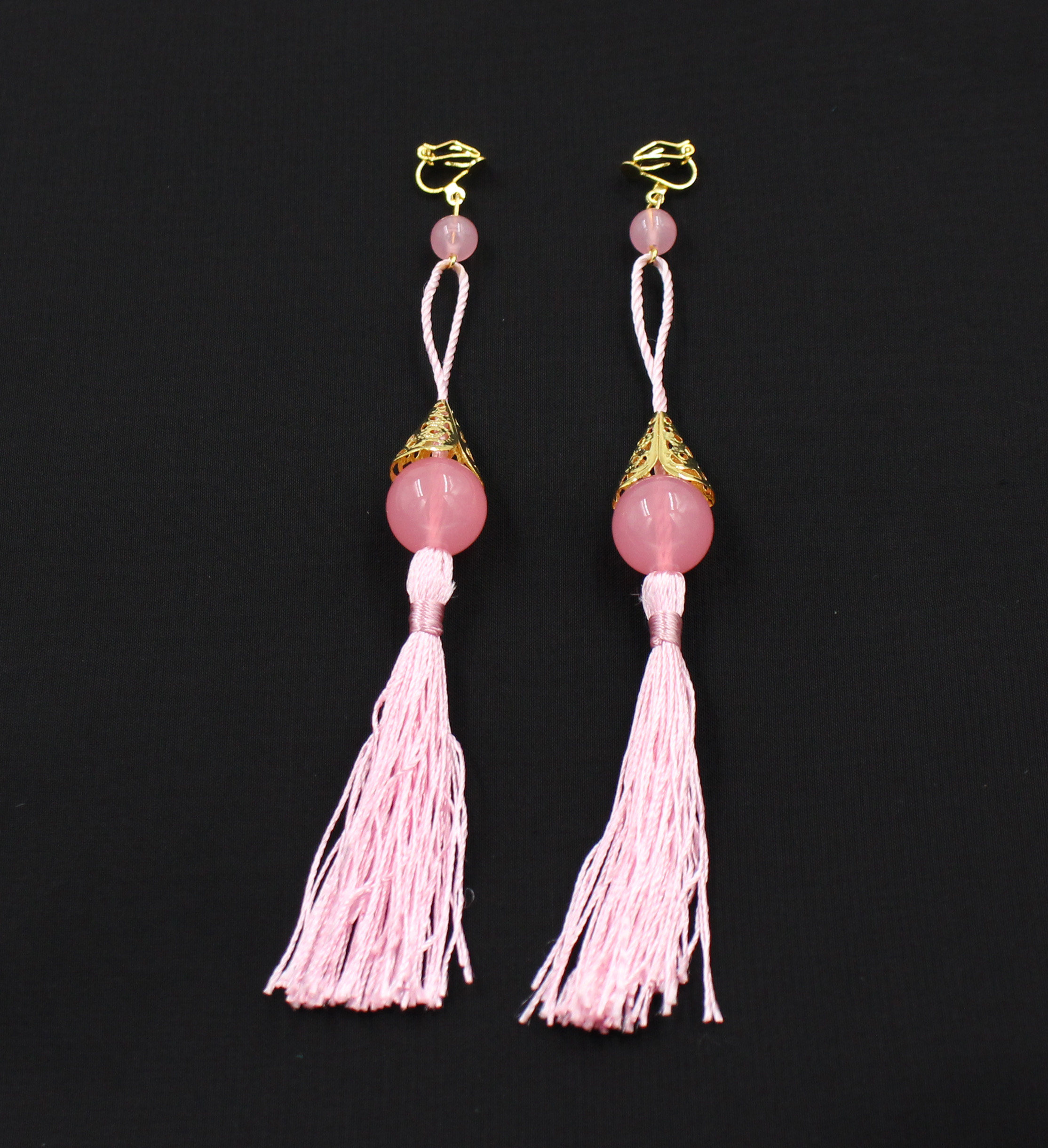 古风饰品耳夹复古耳环女无耳洞汉服耳饰古装配饰耳坠流苏超仙小香