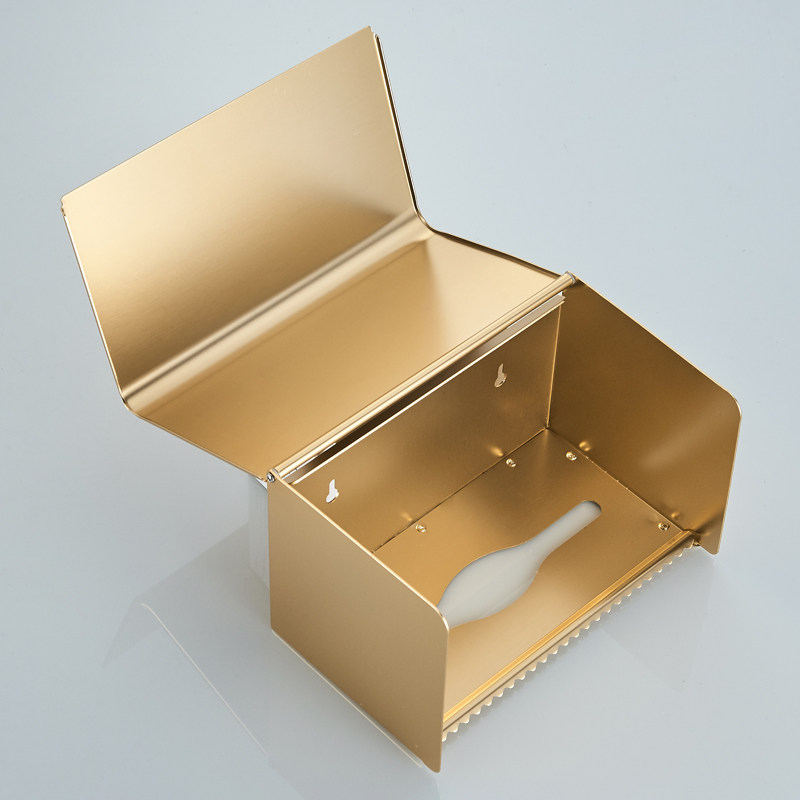 纸盒太空金色厕所手纸土豪金卷防水厕纸纸盒纸卷纸器