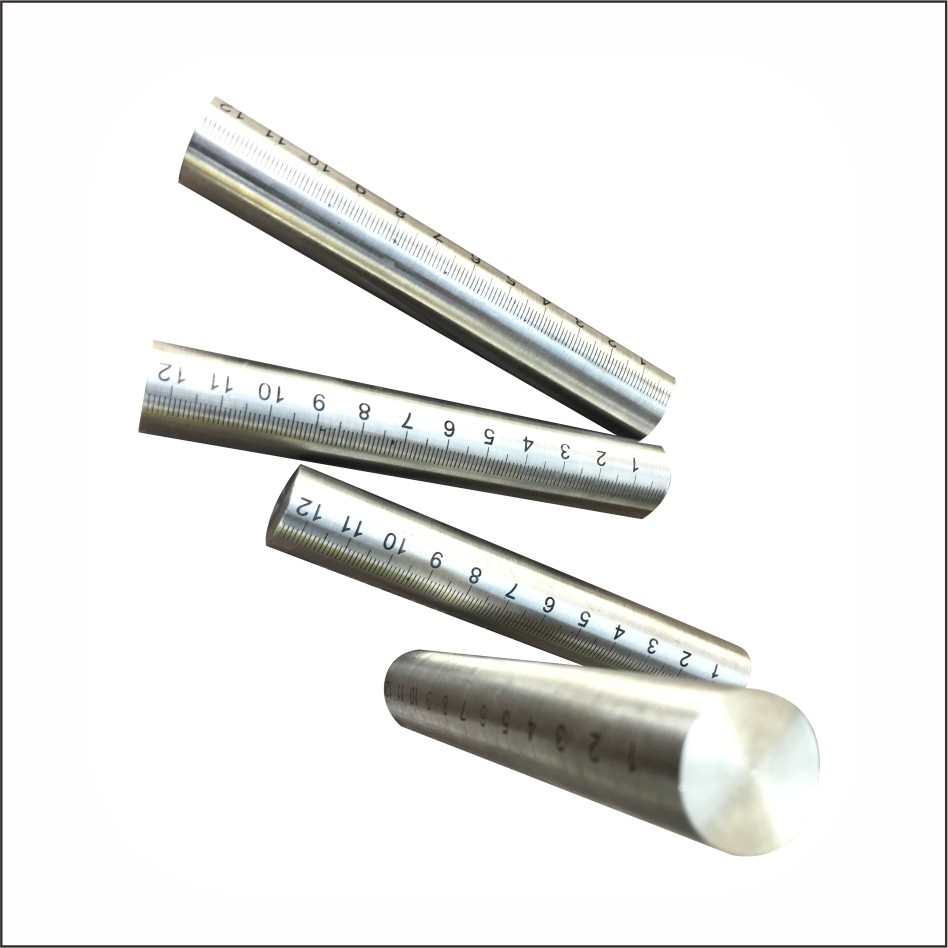 定做新款直尺1米圆柱外径圆形中尺立尺订制钢直尺