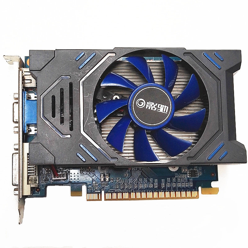拆机清仓影驰gt730显卡1g台式电脑亮机半高独立显卡
