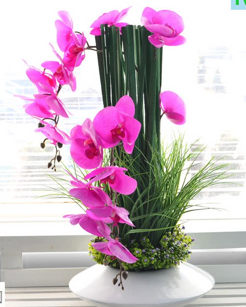 仿真蒲叶蜡烛真假水蜡叶蒲棒蒲草干花花草田园仿真花