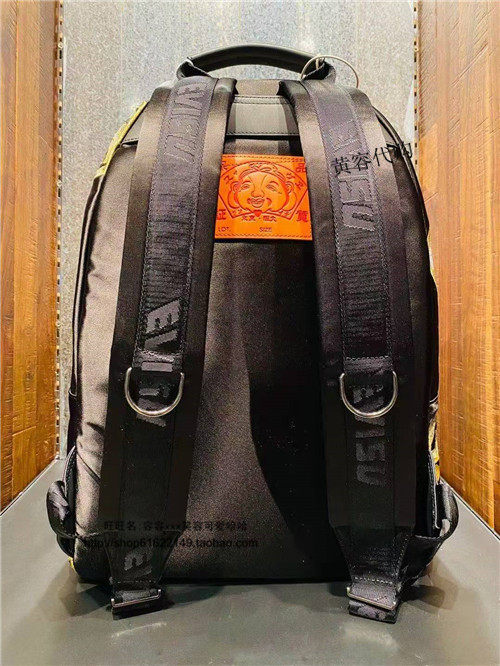 黄容代购evisu福神2eshtu1bg810xx男女2021满地家花刺绣背包实拍