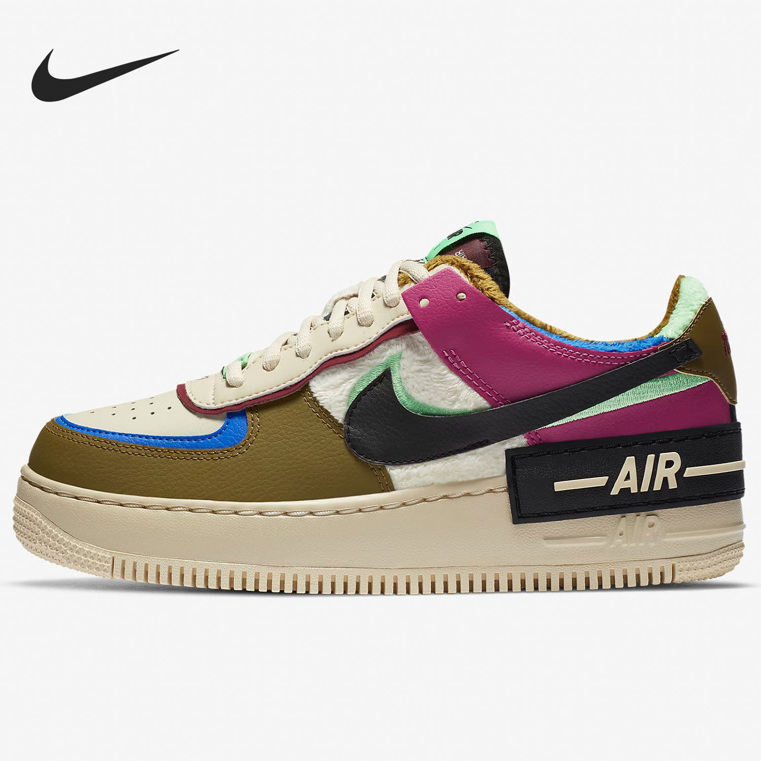 nike耐克正品2020冬季新款女子af1空军一号加绒运动休闲鞋