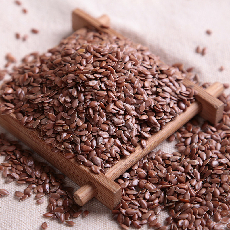 内蒙古 红亚麻籽 农家自产新货胡麻籽 非转基因