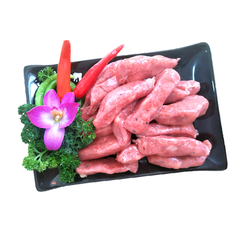 韩式烤肠黑胡椒牛肉肠200gx10袋韩国烤肉店风干肠风味