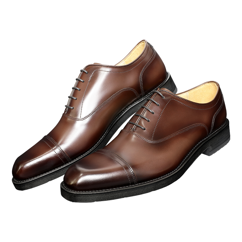 regal丽格日本品牌商务务正手工固特异男士黑皮正装皮鞋