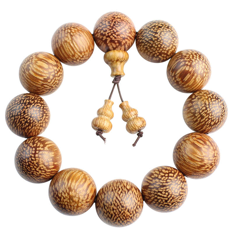 厂家直销龙鳞木手串印尼贡木佛珠手链实木文玩手链