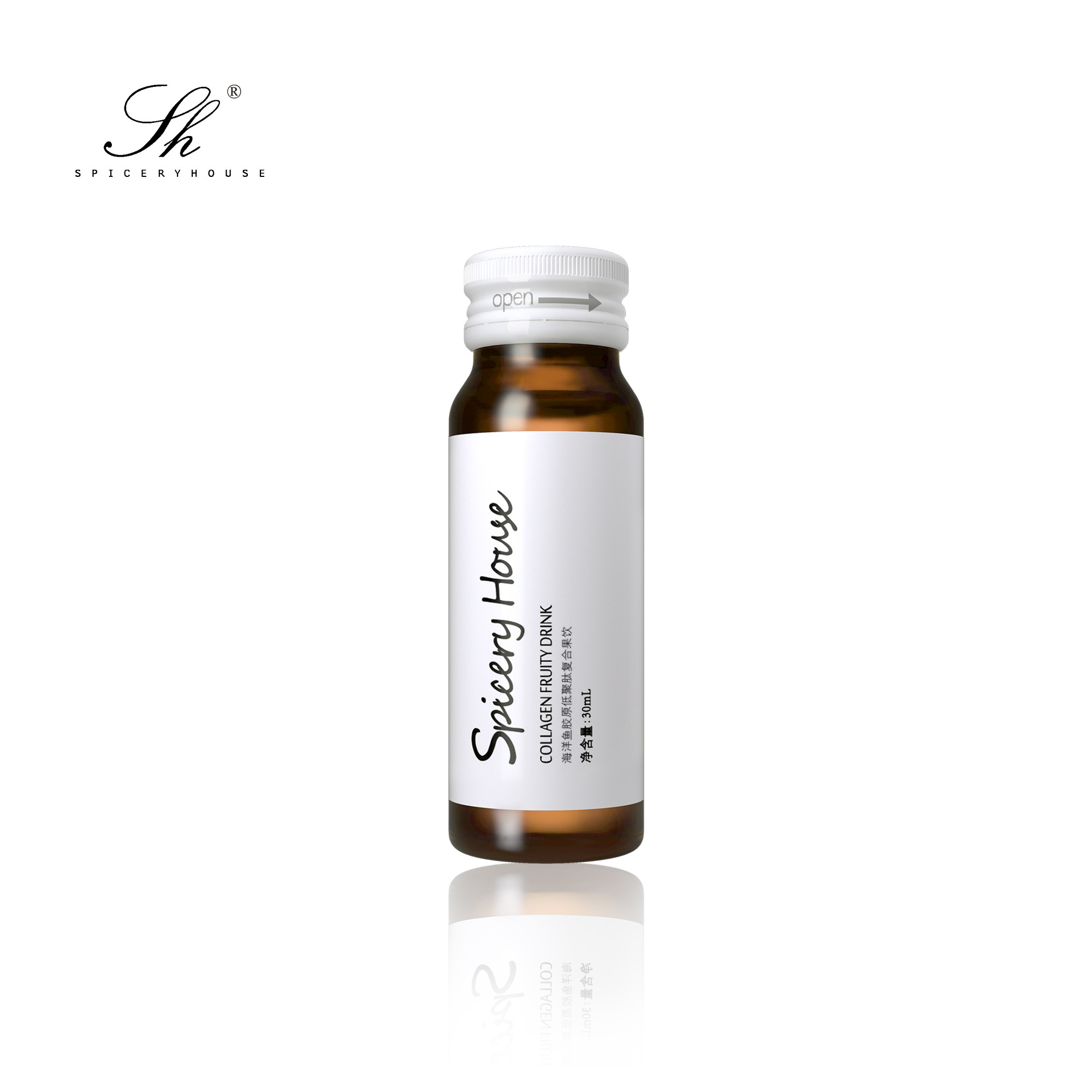 芳香世家小白瓶抗糖胶原蛋白饮海洋鱼胶原低聚肽复合果饮美白饮