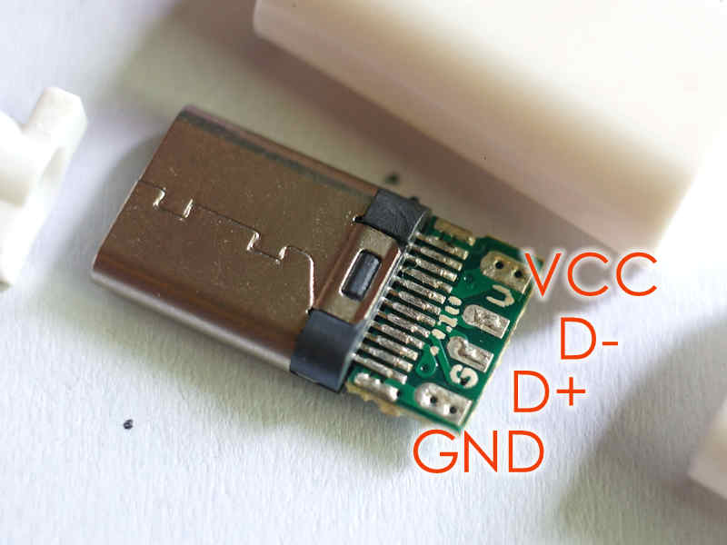 插头usb31typectypec公头diy数据充电焊接线式数据线