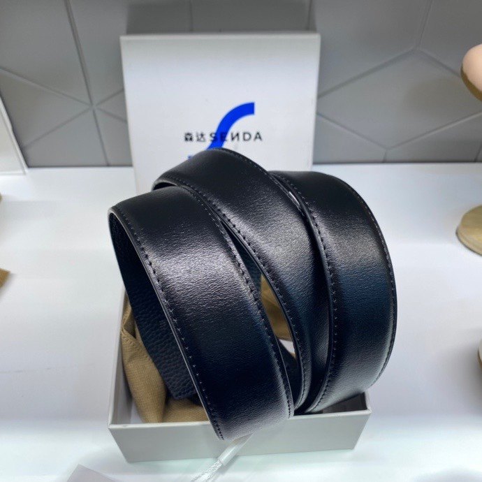 专柜正品森达牛皮皮带腰带2022年新款111352礼盒腰带