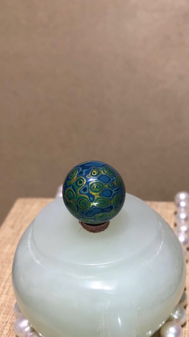 学诚螺钿大漆珠单珠手串贝壳手链佛珠散珠文玩手饰