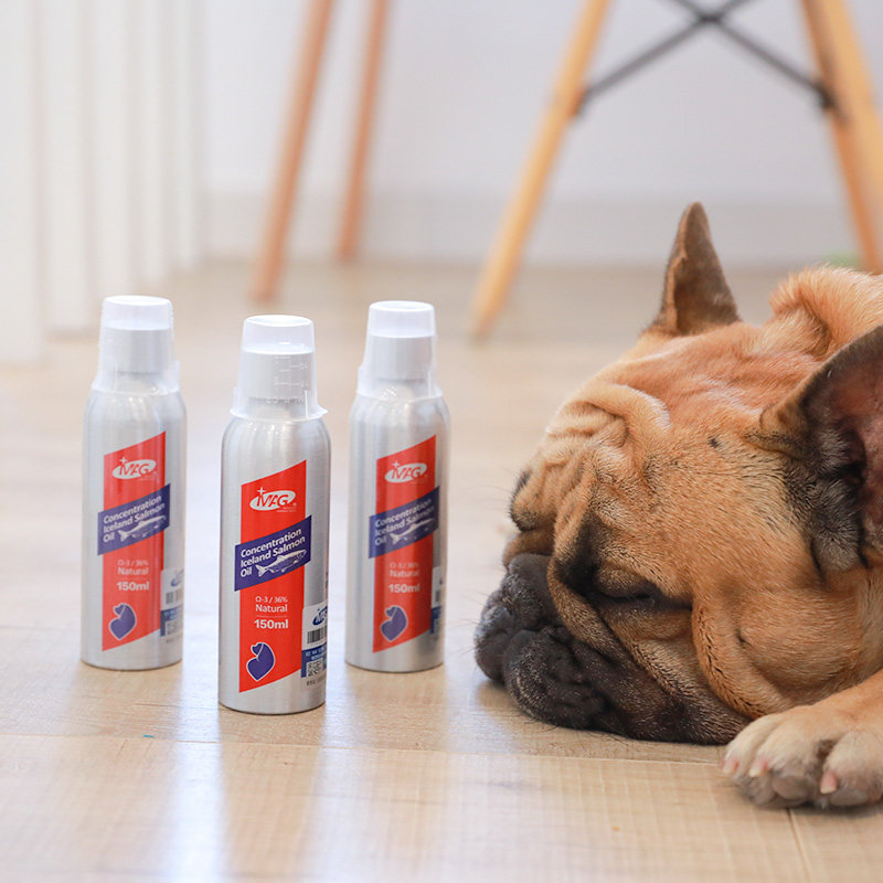 mag三文鱼鱼油法斗护肤美毛明眸润滑关节营养狗狗鱼油宠物鱼油