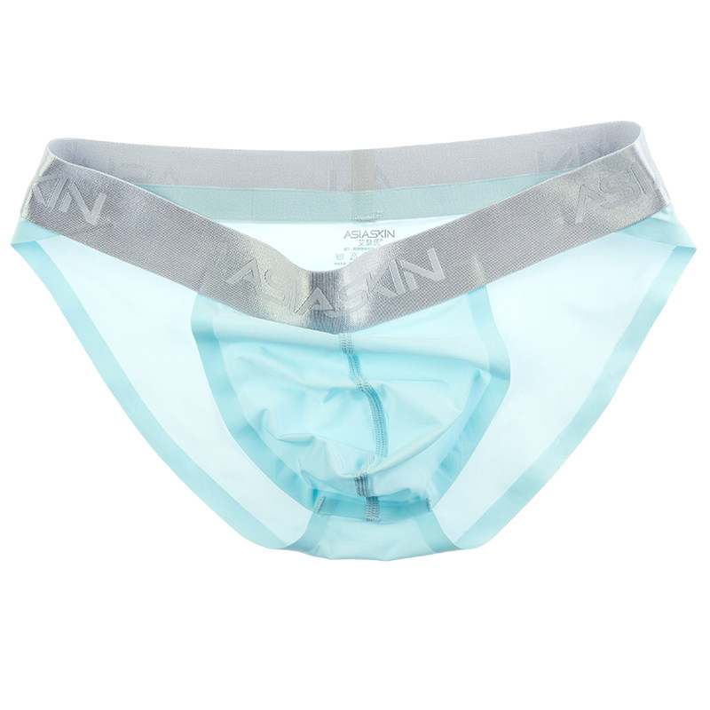 艾瑟氏高开叉男士无痕三角裤冰丝超薄修身青年诱惑男丁字裤