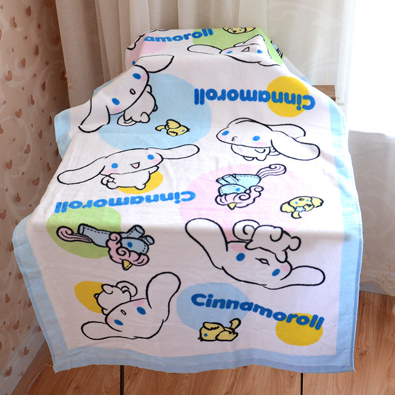 可爱爱小浴巾卡通皮卡丘纯棉吸水柔软家用男女浴巾