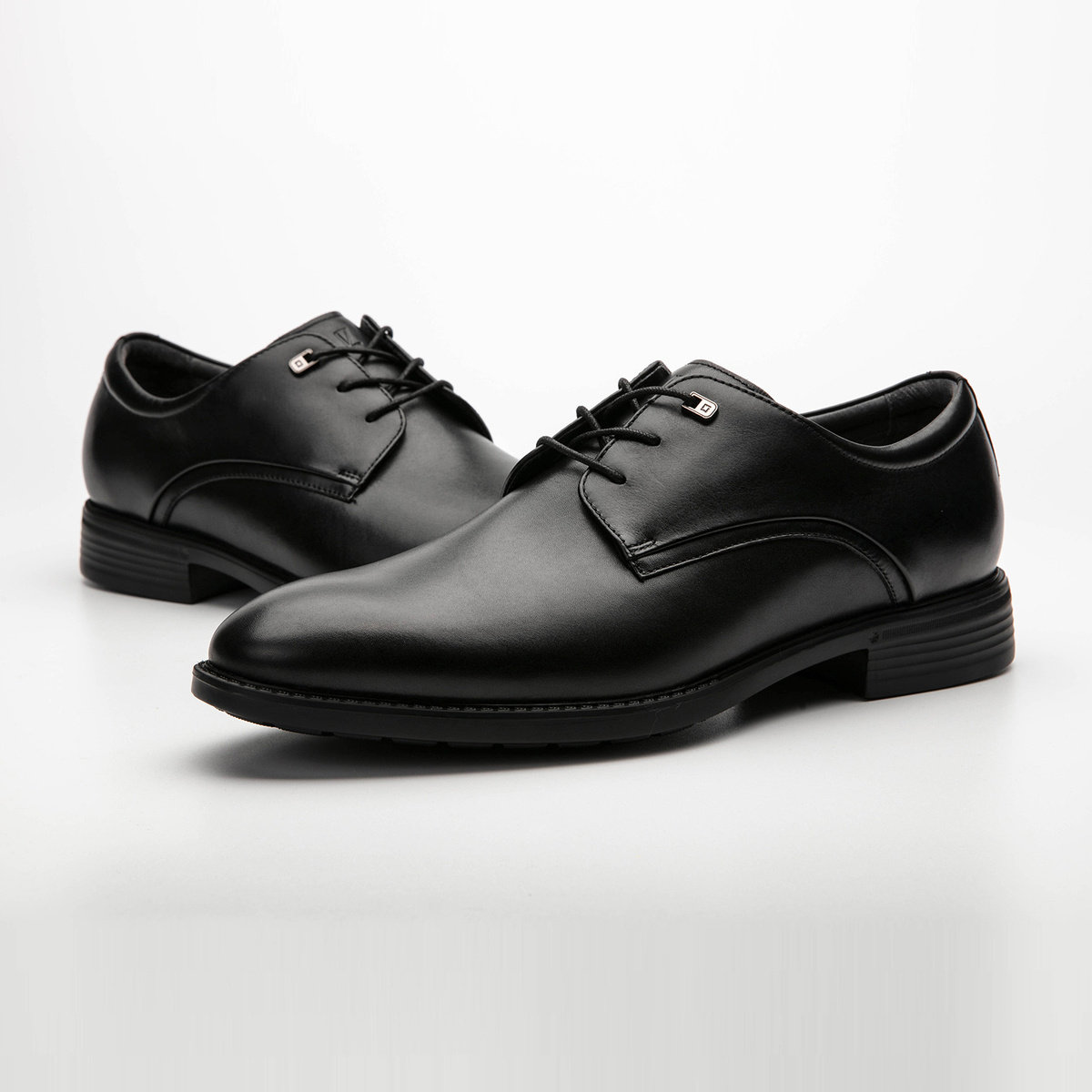 利郎官方皮鞋男牛皮革德比潮流系带平跟2021正装皮鞋