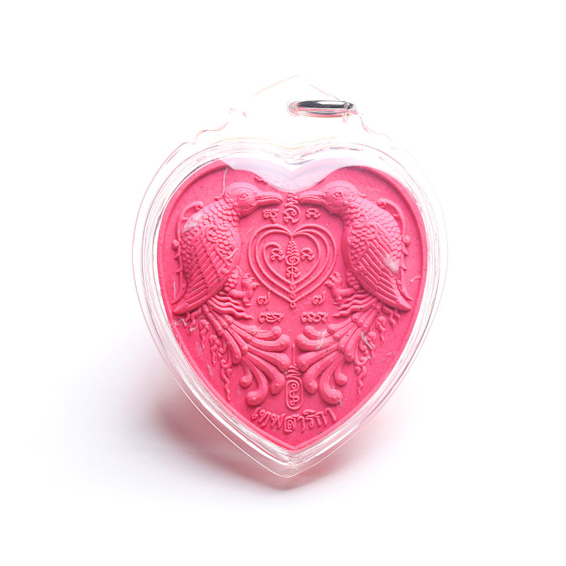 15年老店泰国佛牌龙婆rak橼鸟粉色女申心纯泰国特色