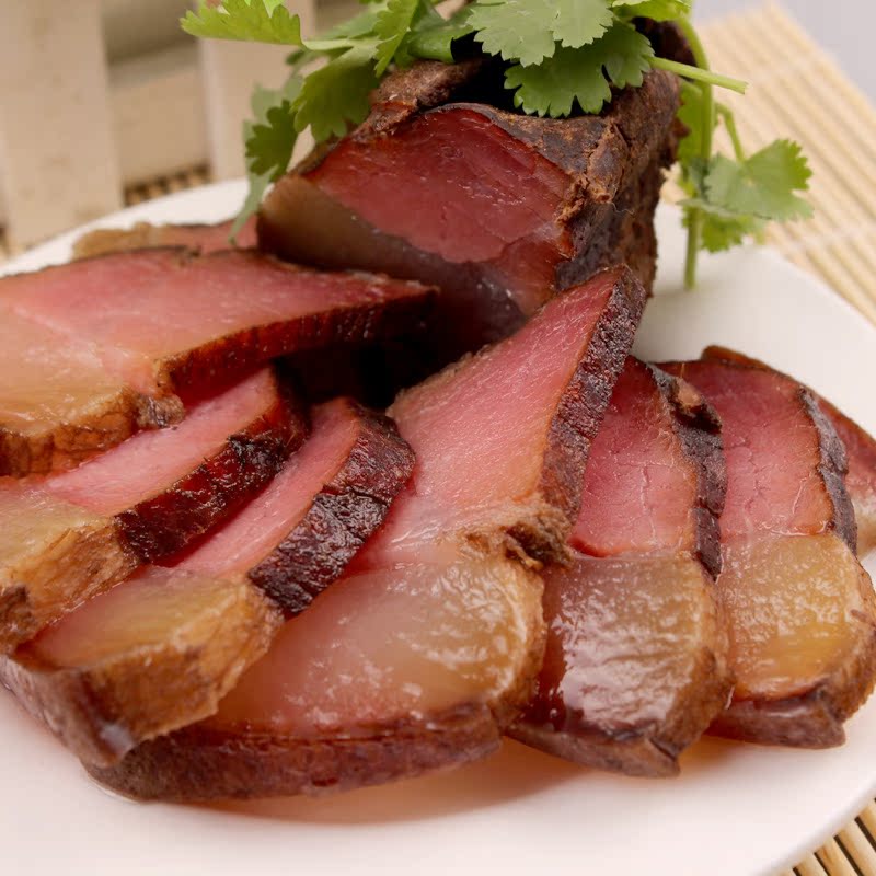 贵州土特产贵阳黔五福老腊肉400g美味可口让你回味无穷满58元免邮