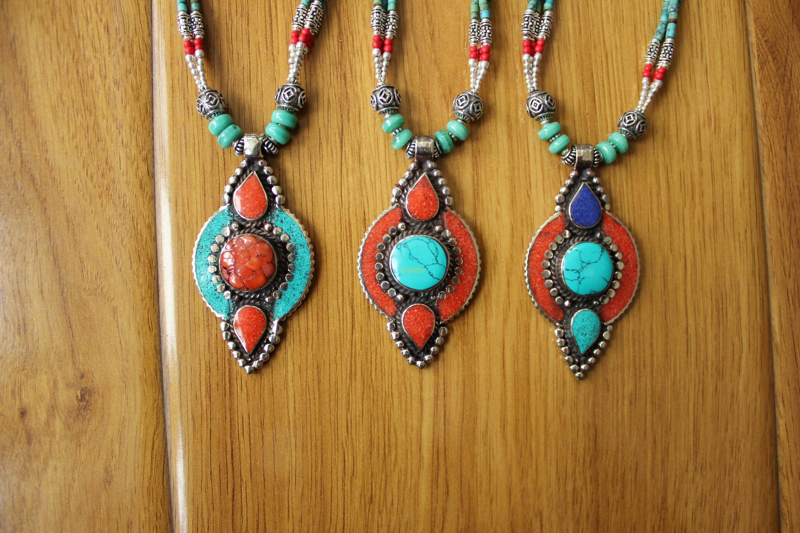 民族雪域藏饰西藏尼泊尔饰品藏族锅庄民族舞舞蹈项链