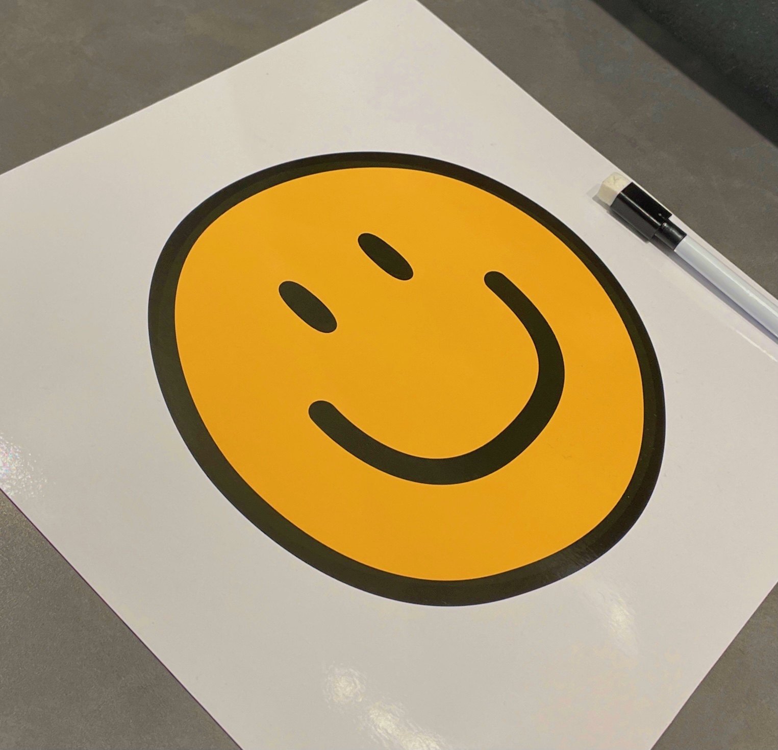 韩国ins手绘笑脸装饰画磁性表情留言板软磁装饰文化创意冰箱贴