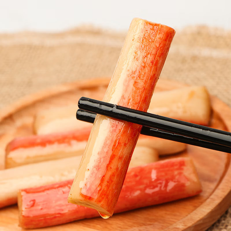 即食力诚手撕蟹102g袋装休闲零食蟹肉肉棒小吃蟹系列