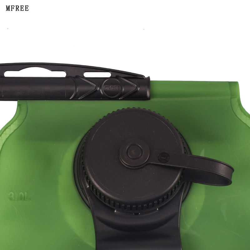 mfreespring3l户外运动水袋加厚骑行登山折叠塑料皮水袋