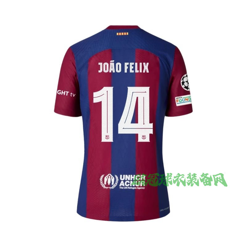 24赛季欧冠巴萨球衣莱万主场菲利克斯球迷版加维球员版坎塞洛球服