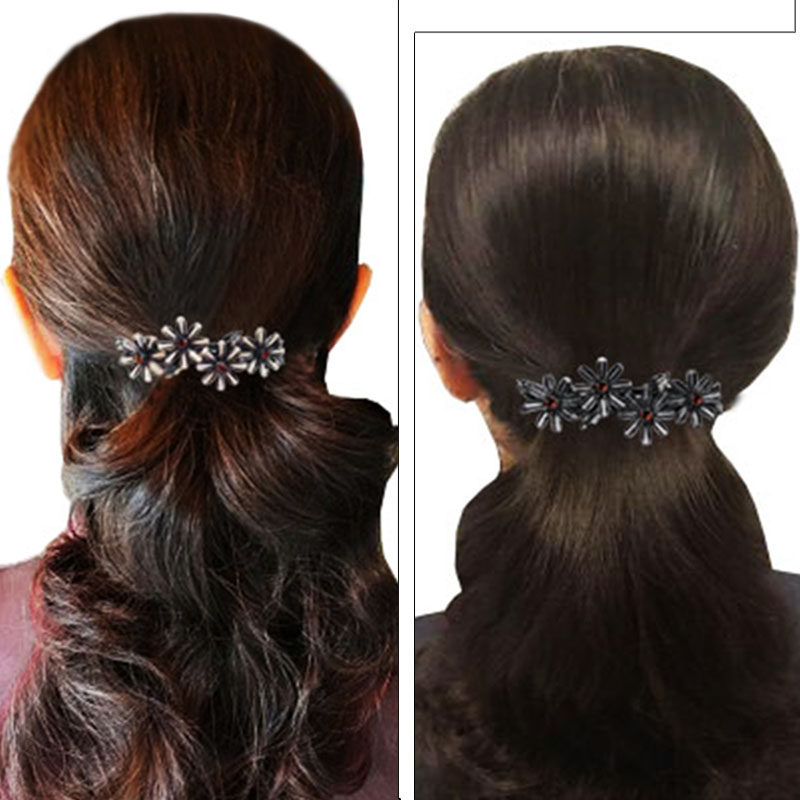 妈妈发卡横卡中年妇女成年一字夹带高档中老年发饰