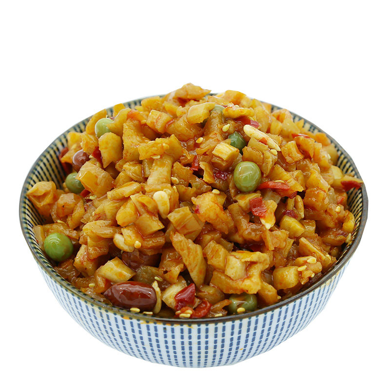 农家自制700g简餐配菜小菜瓶装五仁酱丁萝卜干微辣下饭菜酱菜咸菜