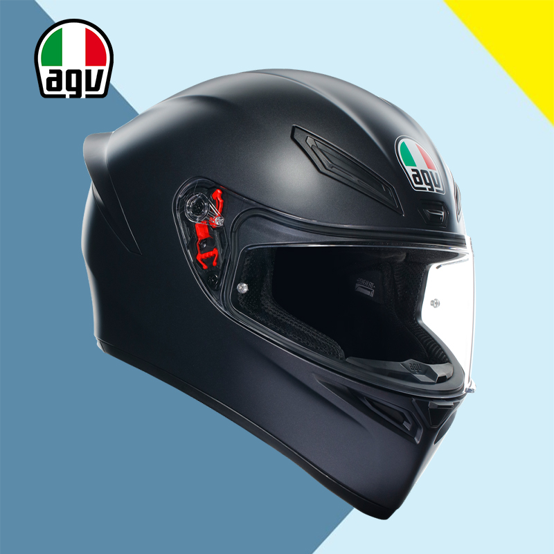 agv进口摩托车头盔k1s全盔四季防雾赛车跑盔摩托车头盔