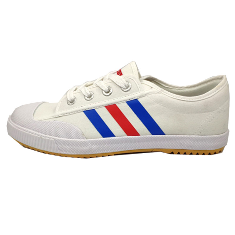 双星跑鞋帆布鞋春男女体育生田径跑步牛筋底运动鞋防滑透气体测鞋