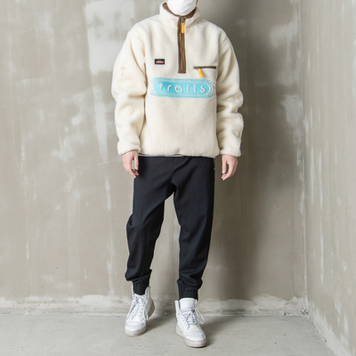 travisscottcactusjack潮牌羊羔拉链立领摇粒绒卫衣 原价988元 现价